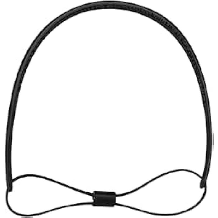 VETELLY- Long Hair Bow, Black, 1 Piece, Elastic Hair Accessory for Boys - Image 1